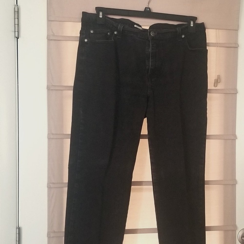 Style&CO. Womens Black Denim Jeans Size 16WP